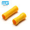 Yellow PVC Insulated Wire Butt Connectors / Electrical Crimp Terminal Connectors fornecedor