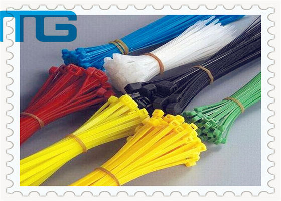 China As cintas plásticas de nylon de travamento automático da cor vermelha fecham laços com comprimento diferente fornecedor
