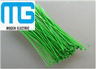 China Cintas plásticas de nylon verdes/brancas, laço plástico envolvem 6 polegadas tamanho de 3 x de 150mm fornecedor