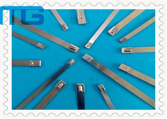 Os laços de travamento de aço inoxidável do fechamento da bola, SS fecham laços para acessórios do cabo do tubo/cargo do pacote fornecedor